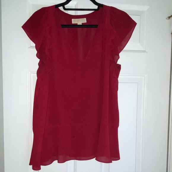 Michael Kors Ruffle Blouse - Picture 2 of 4